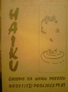 haiku, broj 1 (13), 1981  