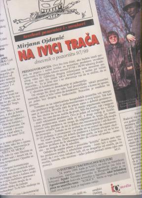 na ivici trača dnevnik o pozorištu 97 99  