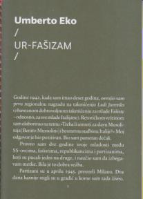 ur fašizam  