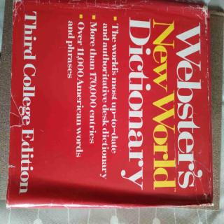 websters new world dictionary  