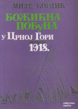 božićna pobuna u crnoj gori 1918  