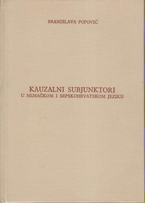 kauzalni subjunktori u nemačkom i srpskohrvatskom jeziku  