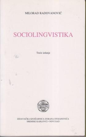 sociolingvistika, r a d o v a n o v i ć  