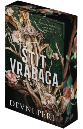 štit vrabaca devni peri 