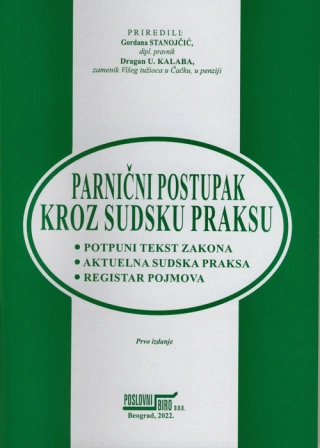 parnični postupak kroz sudsku praksu gordana stanojčić 