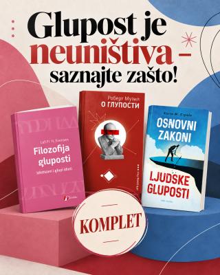 glupost je neuništiva komplet od 3 knjige grupa autora 